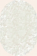 Круглый ковер Elegance 4945B D.Grey-D.Grey Овал