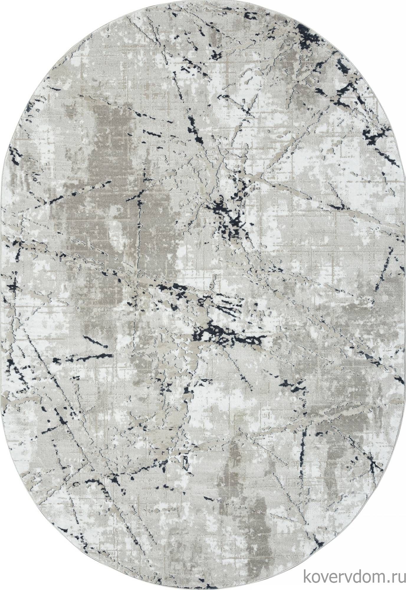 Ковер NENSI GL039D BROWN / BROWN Овал