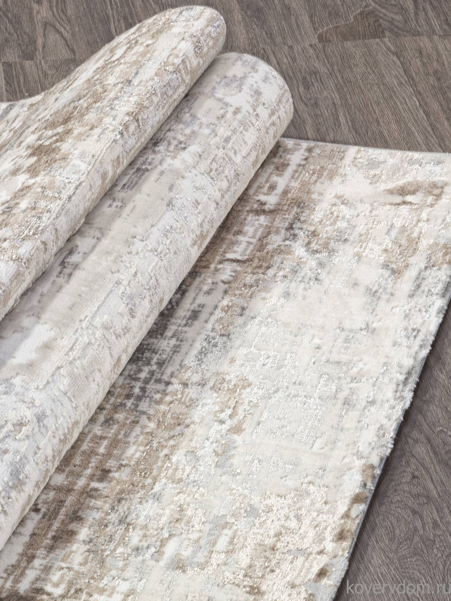 Ковер PERU D062A D.GREY SHIRINK / BLUE FDY