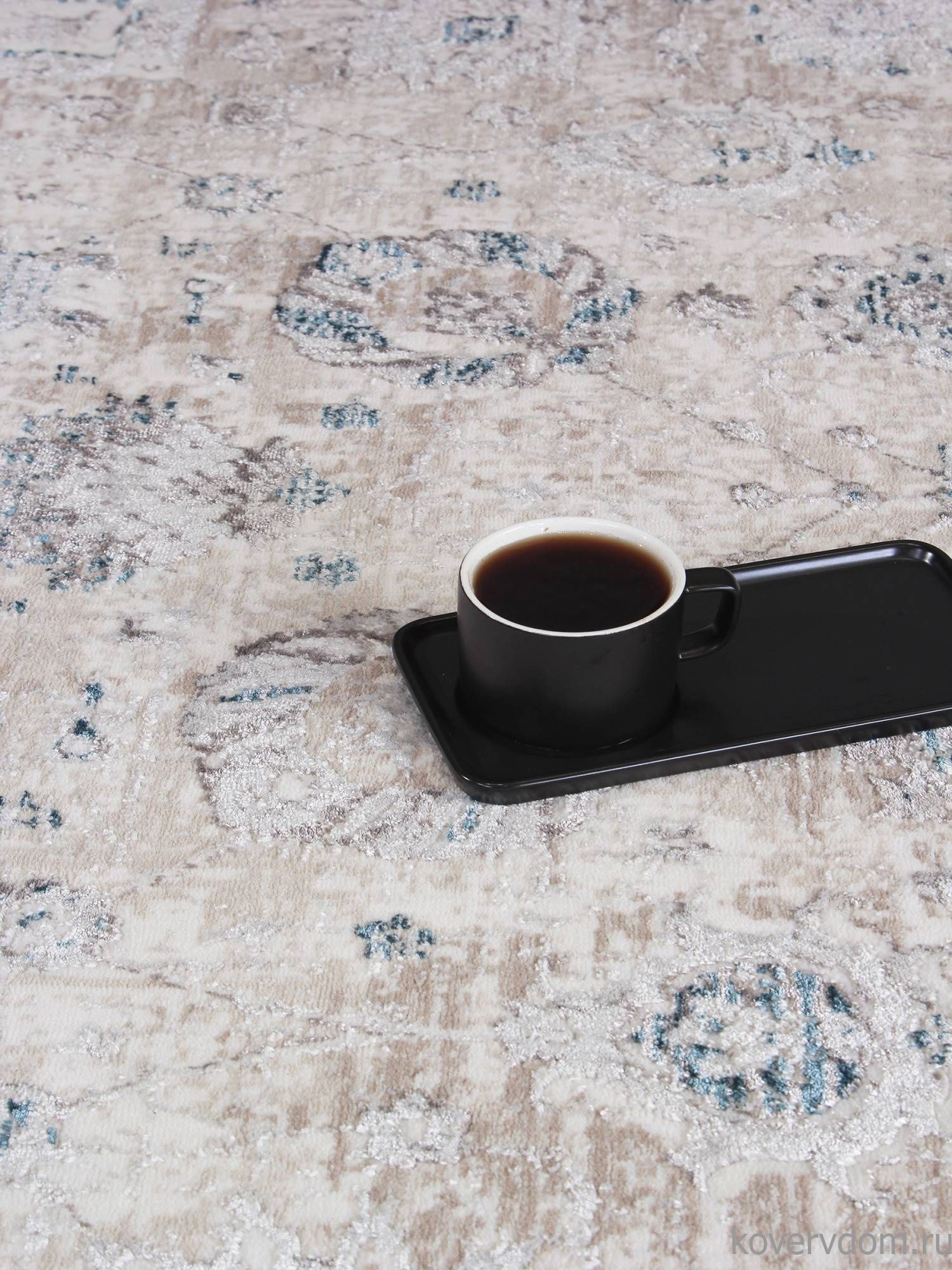 Ковер LILY 9312A S.WHITE / P.BLUE