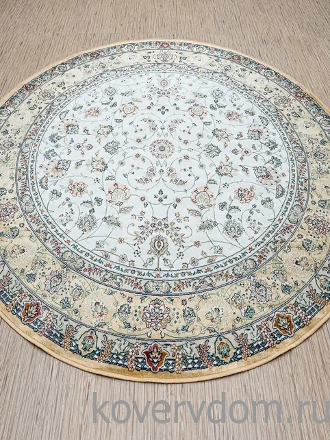 Ковер из вискозы и хлопка Royal Palace 14295 6121 КРУГ