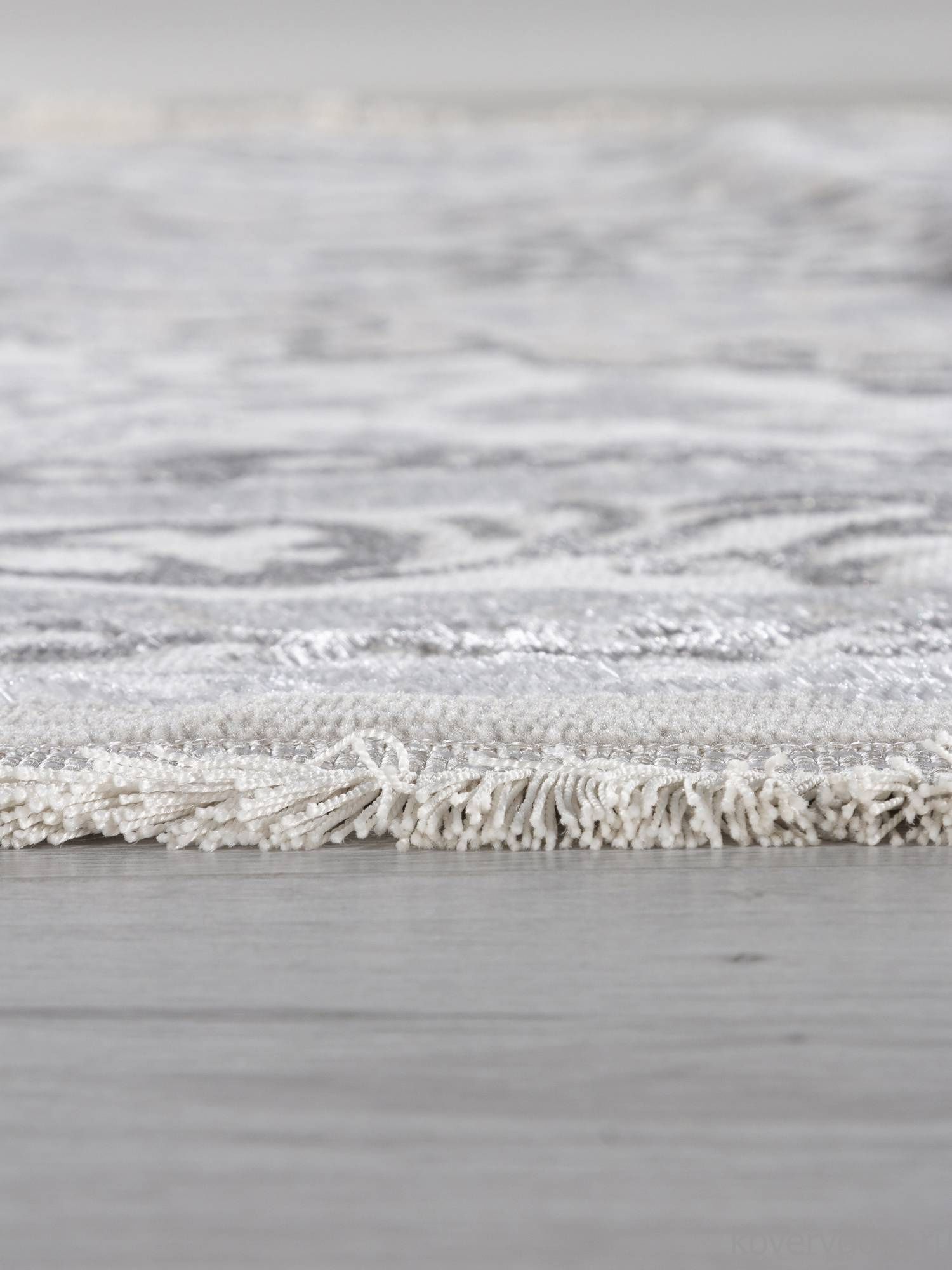 Ковер EFSAN Q011A BEIGE SHRINK / GREY FDY Овал