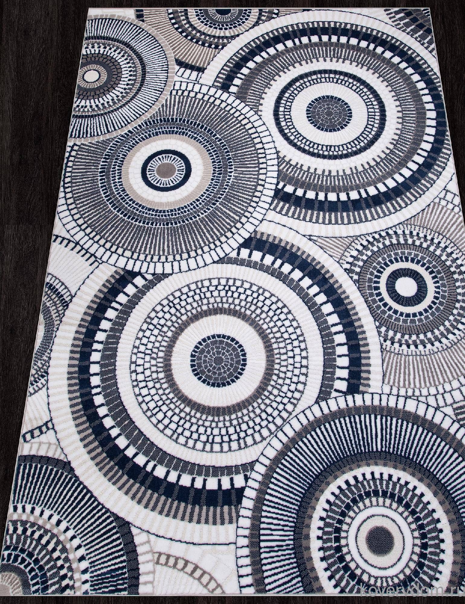 Ковер RICHI 8668 GRAY-BLUE Ковер RICHI 8668 GRAY-BLUE