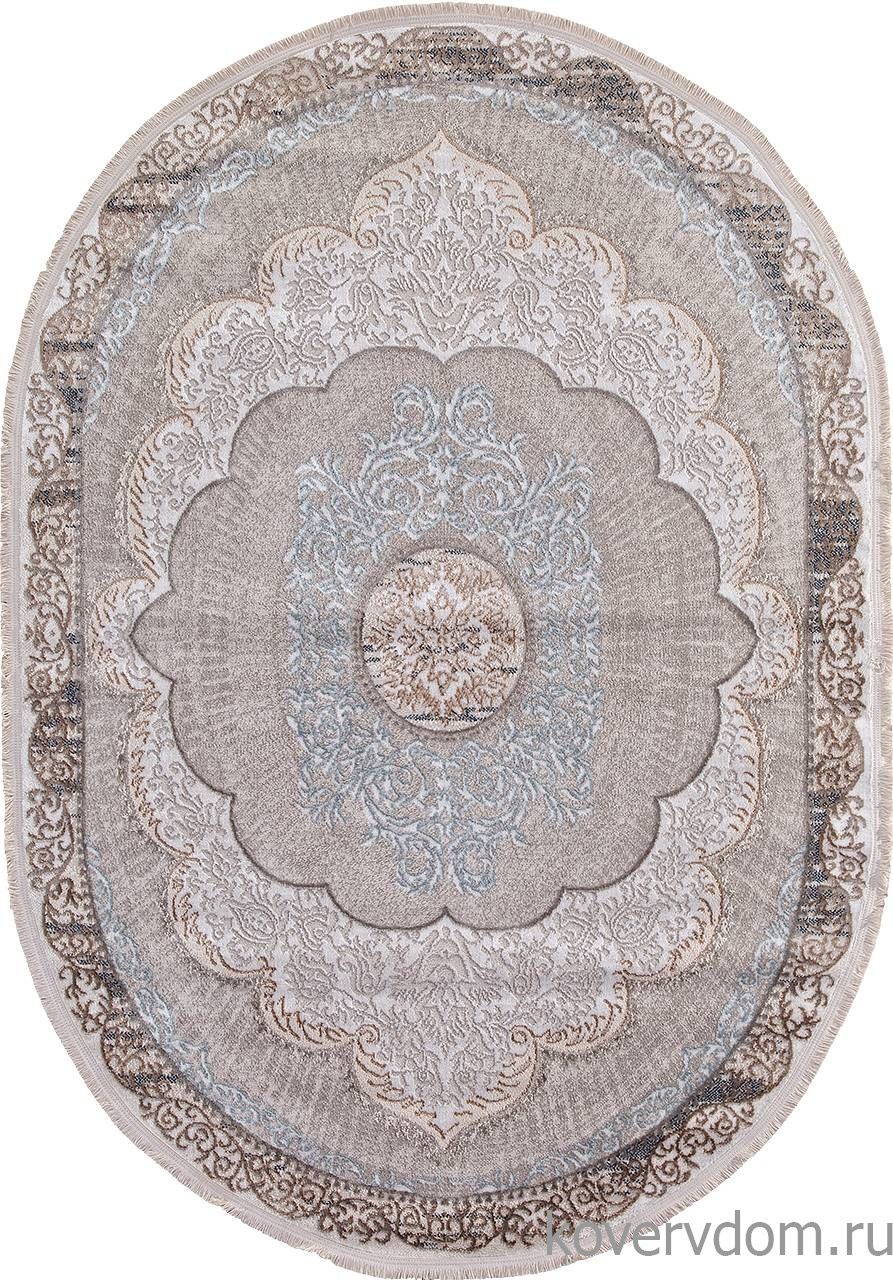 Ковер RODOS 7430B L.BLUE / CREAM Овал