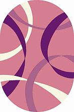 Ковер SUNRISE v801 PINK Овал