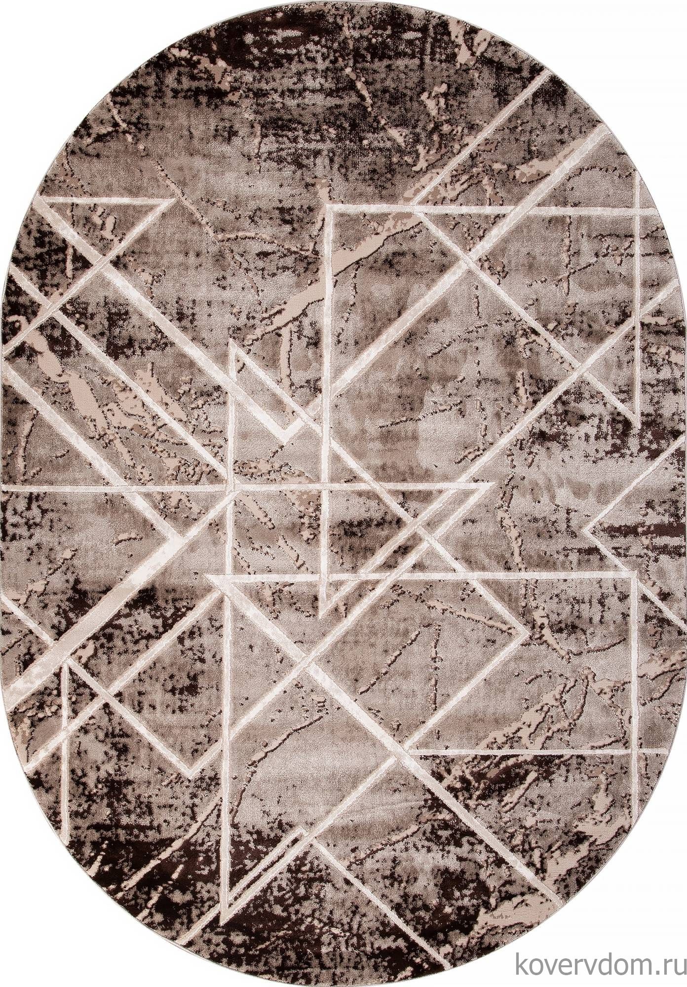 Ковер ARMINA 04035B DARK BROWN Овал Ковер ARMINA 04035B DARK BROWN Овал