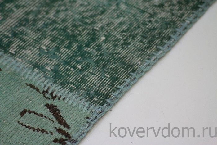 Винтажный ковер 100% шерсть пэчворк R-8900