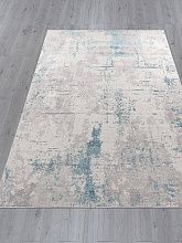 Круглый ковер LIMAN F169 CREAM-D.BLUE