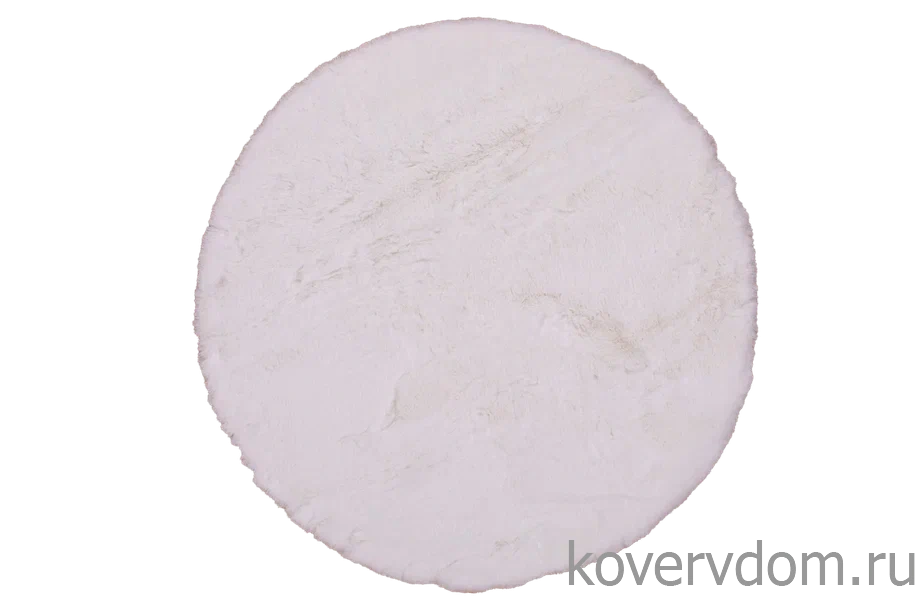 Ковер из искусственного меха Krolik 1000A T1120_CREAM круг