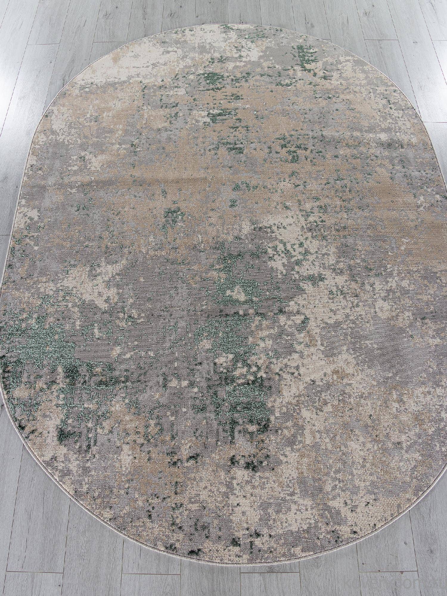 Ковер LIMAN F163 GRAY-GREEN Овал Ковер LIMAN F163 GRAY-GREEN Овал