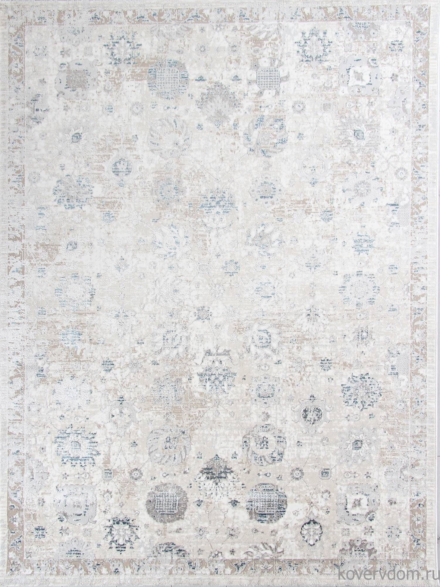 Ковер LILY 9312A S.WHITE / P.BLUE