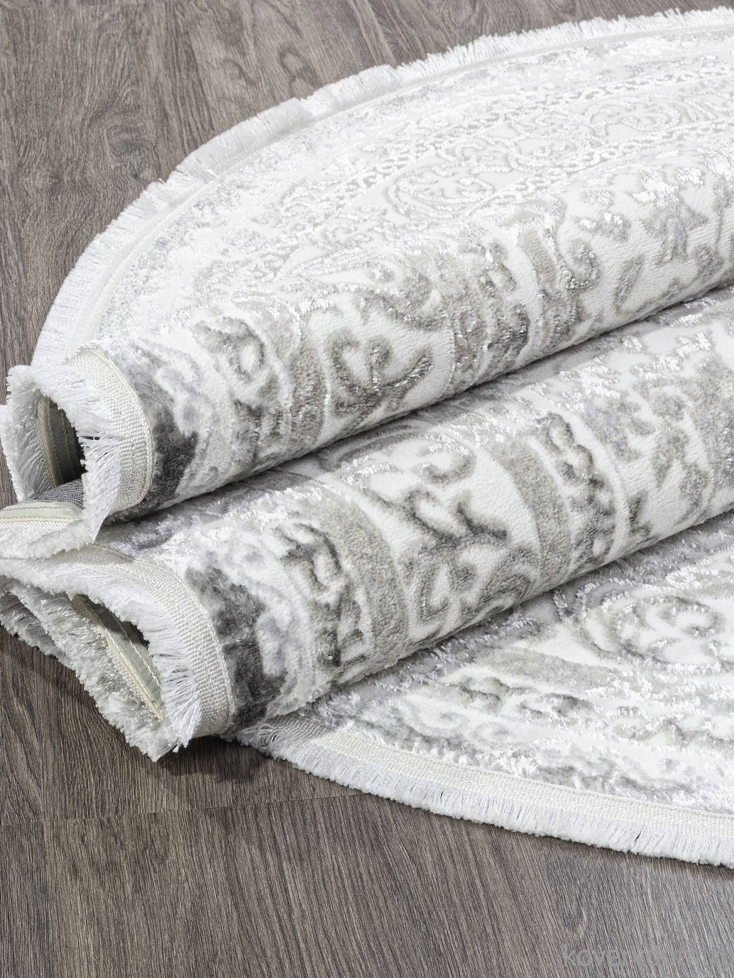 Ковер ALFANI Q011A GREY FDY / CREAM SHRINK Овал Ковер ALFANI Q011A GREY FDY / CREAM SHRINK Овал