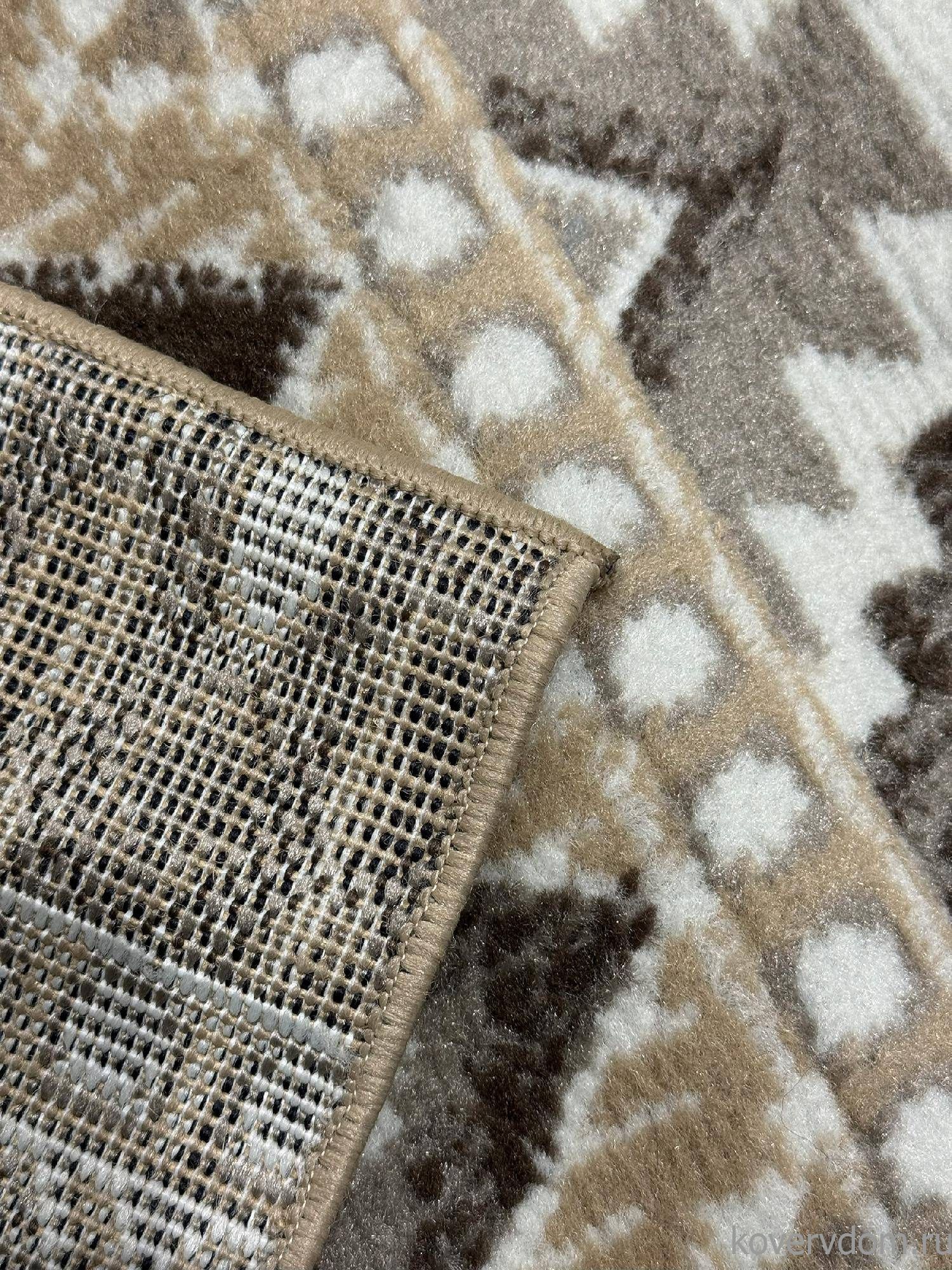 Ковер PRAGA 06050A BROWN / TOZ GRI