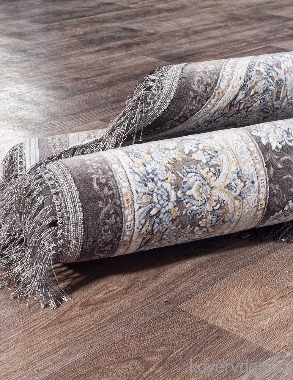 Ковер FARSI 1200 G256 DARK GRAY Круг