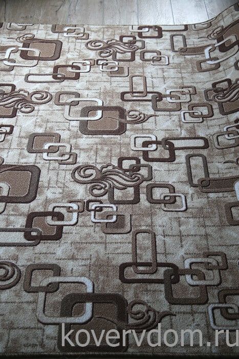 Ковер-палас АБСТРАКЦИЯ 1594-103 бежево-коричневый