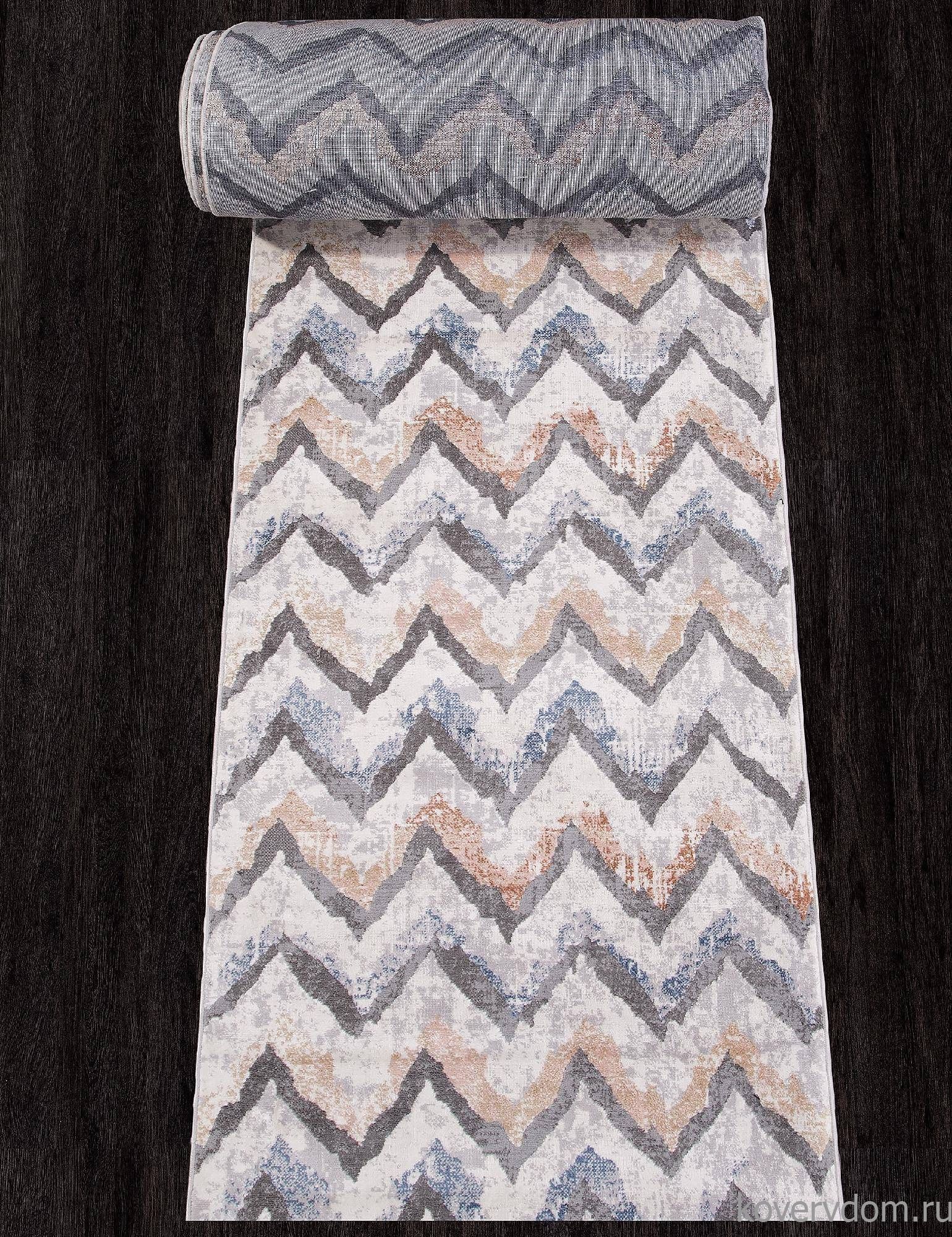 Ковровая Дорожка ALANYA 23898A CREAM / L.GREY Ковровая Дорожка ALANYA 23898A CREAM / L.GREY