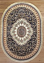 Ковер BROOKLYN 08615T BLUE / BLUE Овал