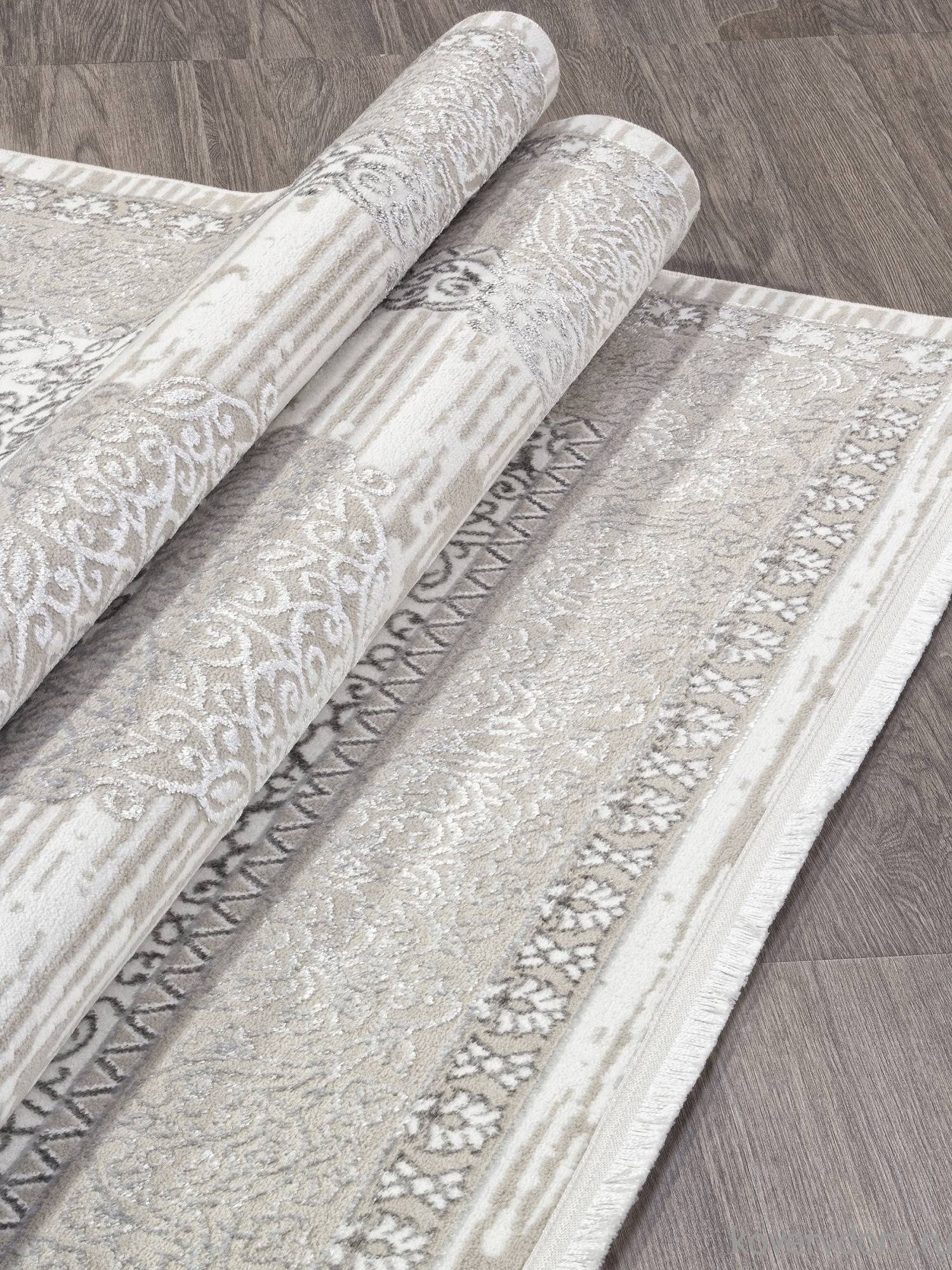 Ковер ALFANI Q012A GREY FDY / CREAM SHRINK