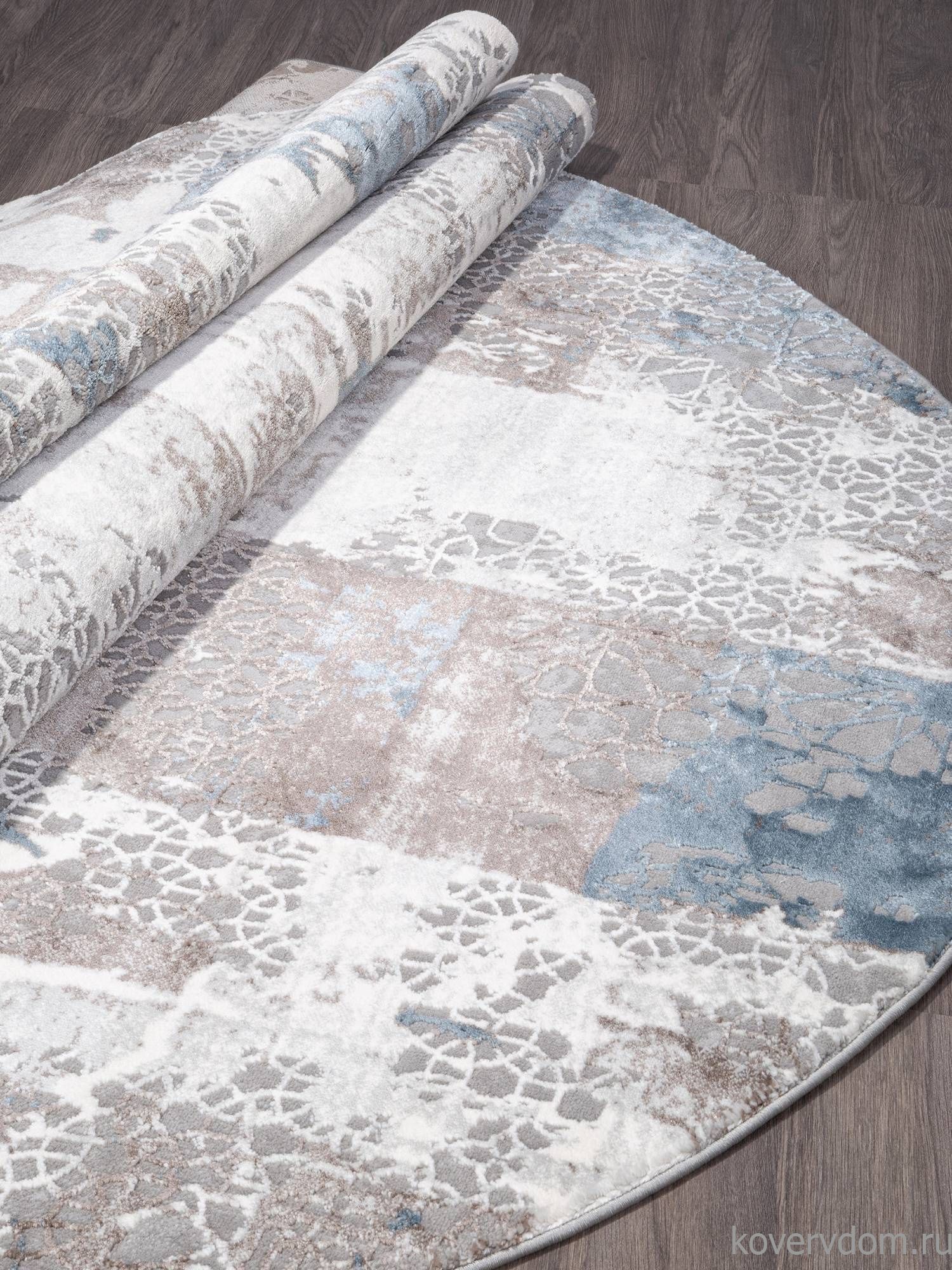 Ковер ARMINA 03857A BLUE / BLUE Овал