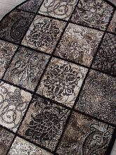 Однотонный ковер VALENCIA DELUXE d328 BROWN Овал